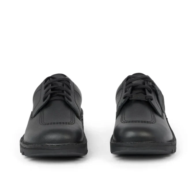 Adult Unisex Kick Shoe Tumble Leather Black