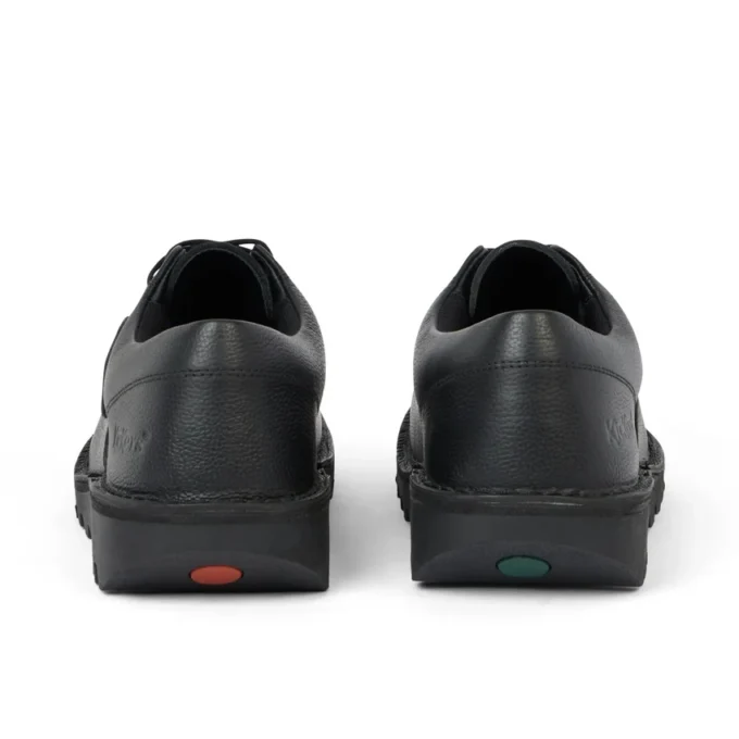 Adult Unisex Kick Shoe Tumble Leather Black
