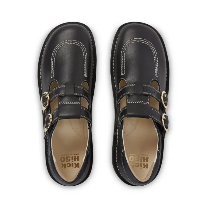 Adult Unisex Kick T-Bar Goldie Shoes Black