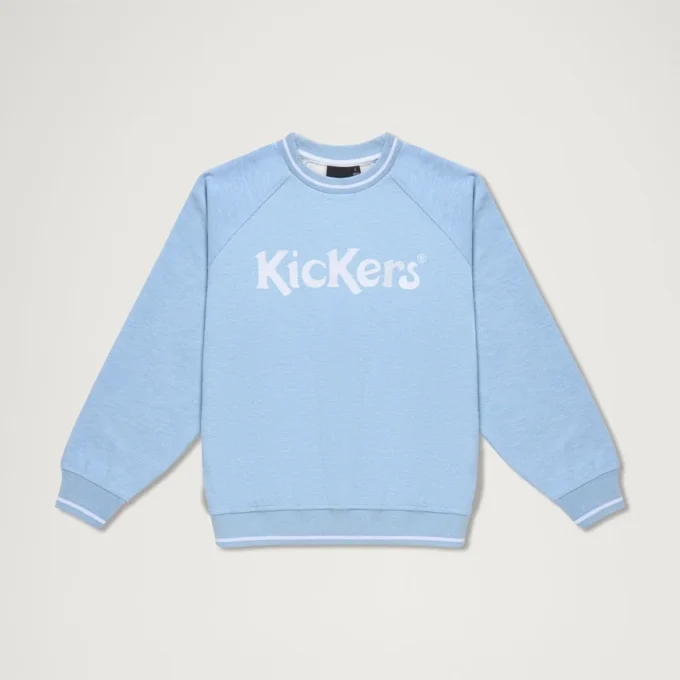Adult Unisex Kicker Classic Crew Sweatshirt Blue