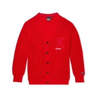 Adult Unisex Kickers Classic Cardi Red