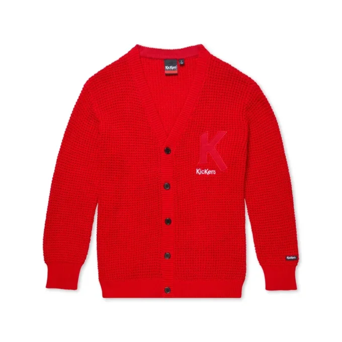 Adult Unisex Kickers Classic Cardi Red