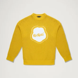 Adult Unisex Kickers Classic Jaquard Knit Yellow