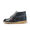 Adult Unisex Leather Kick Hi Core Navy