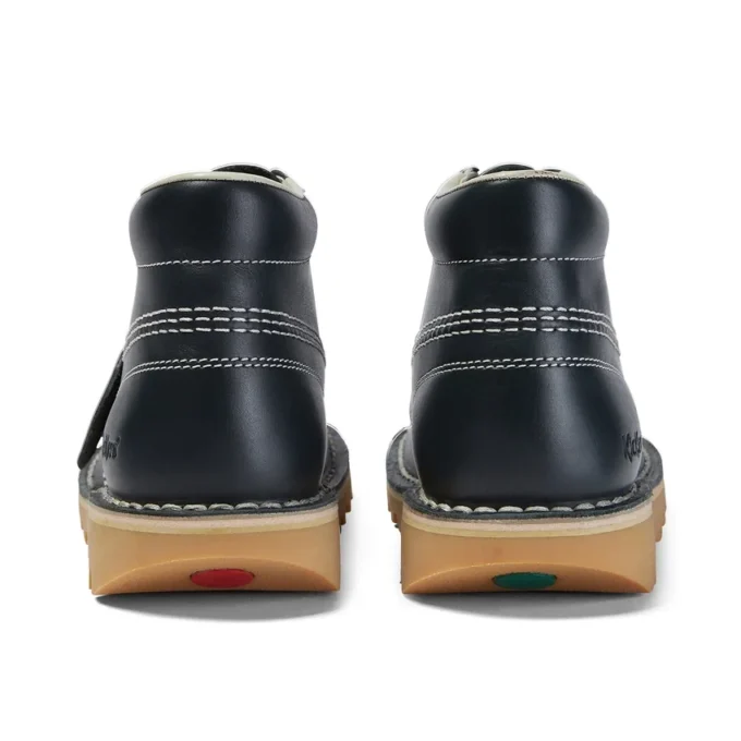 Adult Unisex Leather Kick Hi Core Navy