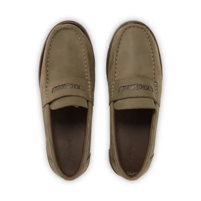 Adult Unisex Lennon Loafer Leather Dark Green