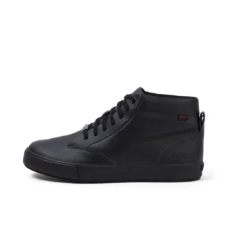 Adult Unisex Tovni Tumble Hi Leather Black