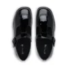 Adult Womens Fragma T-Buckle Patent Leather Black