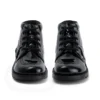 Adult Womens Kick Hi Leather Alternative Patent Leather Black