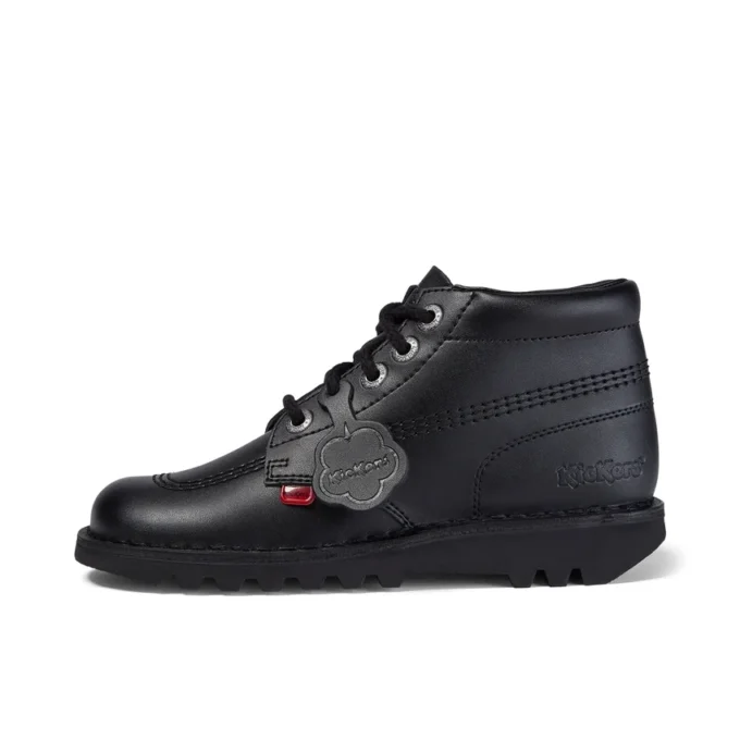 Adult Womens Kick Hi Leather Black