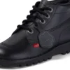 Adult Womens Kick Hi Leather Black
