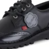 Adult Womens Kick Lo Brogue Leather Black