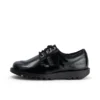 Adult Womens Kick Lo Leather Alternative Patent Leather Black
