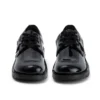 Adult Womens Kick Lo Leather Alternative Patent Leather Black
