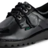 Adult Womens Kick Lo Leather Alternative Patent Leather Black