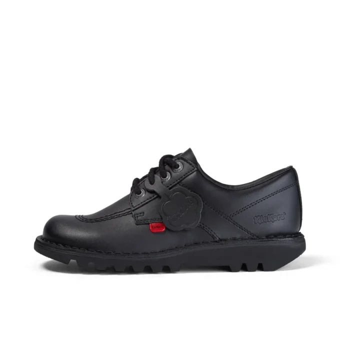 Adult Womens Kick Lo Leather Black