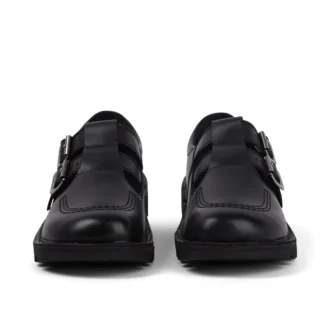 Adult Womens Kick T Double Leather Black