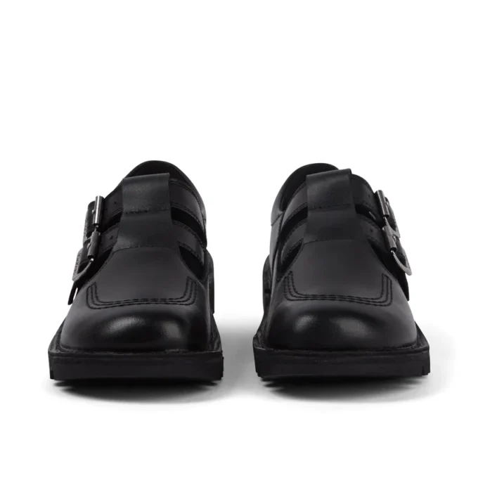 Adult Womens Kick T Double Leather Black
