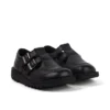 Adult Womens Kick T Double Leather Black