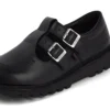 Adult Womens Kick T Double Leather Black