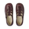 Adult Womens Kick T-Double Leather Dark Red