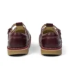 Adult Womens Kick T-Double Leather Dark Red