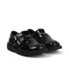 Adult Womens Kick T Double Patent Leather Black