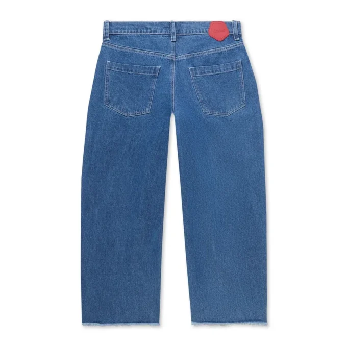 Adult Womens Kickers Classic Barrel Leg Jean Blue