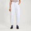 Adult Womens Kickers Classic Barrel Leg Jean White