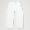 Adult Womens Kickers Classic Barrel Leg Jean White