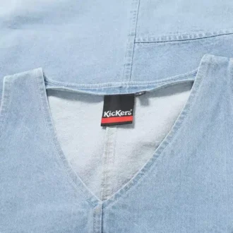 Adult Womens Kickers Classic Denim Mini Dress Blue