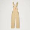 Adult Womens Kickers Classic Dungaree Yellow