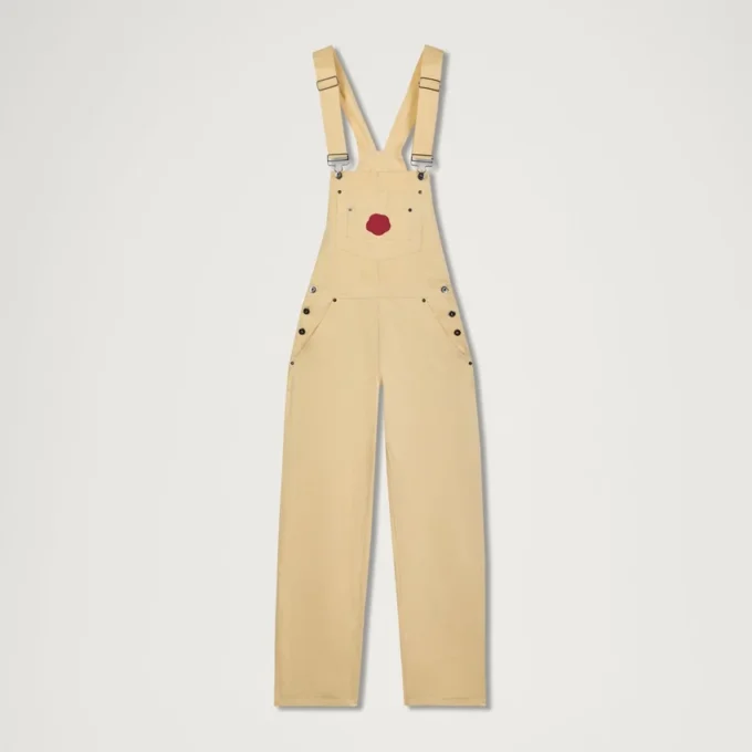 Adult Womens Kickers Classic Dungaree Yellow
