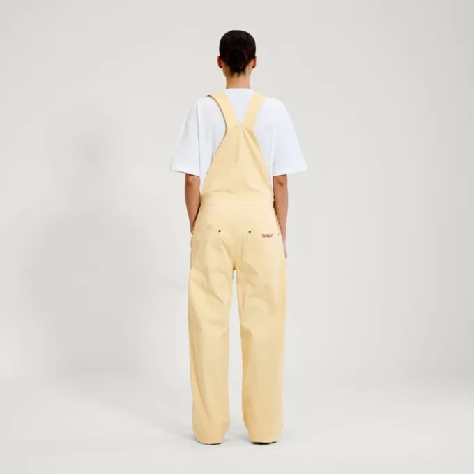 Adult Womens Kickers Classic Dungaree Yellow