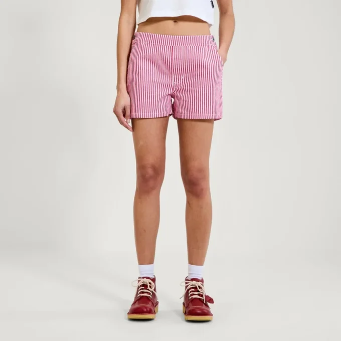 Adult Womens Kickers Classic Micro Short Red