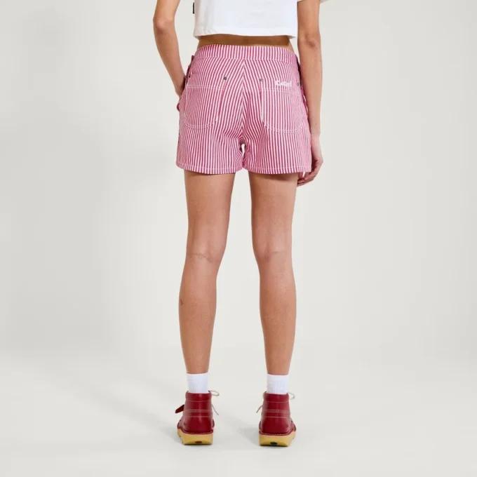 Adult Womens Kickers Classic Micro Short Red