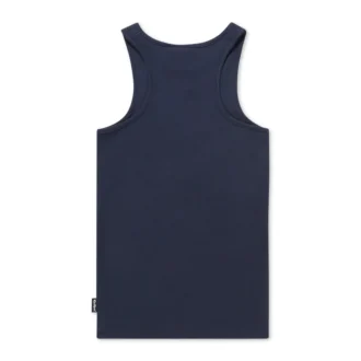 Adult Womens Kickers Classic Ribbed Vest Navy