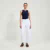 Adult Womens Kickers Classic Ribbed Vest Navy