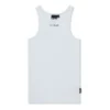Adult Womens Kickers Classic Ribbed Vest White