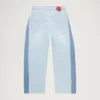 Adult Womens Kickers Classic Wide Leg Barrel Jean Blue