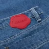 Adult Womens Kickers Classic Wide Leg Jean Blue