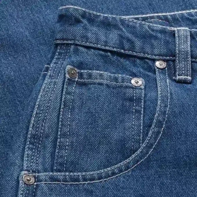 Adult Womens Kickers Classic Wide Leg Jean Blue