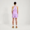 Adult Womens Kickers Classics Dungaree Short Purple
