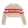Adult Womens Kickers Zip Through Knit White