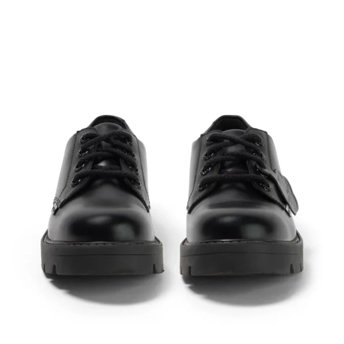 Adult Womens Kori Lace High shine Leather Black