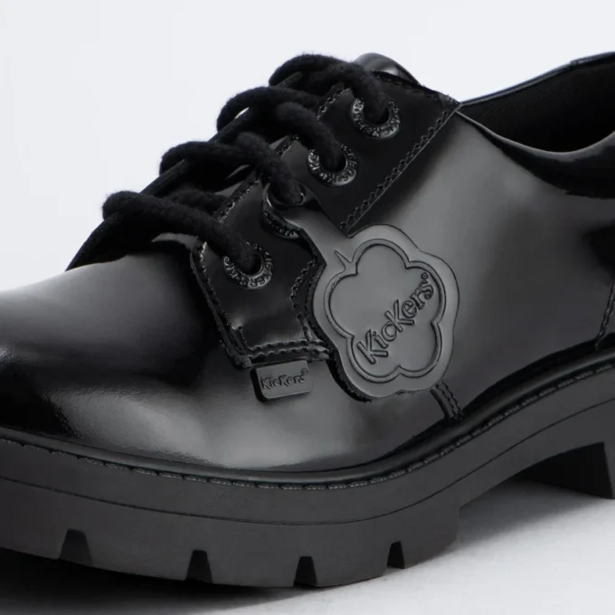 Adult Womens Kori Lace Patent Leather Black