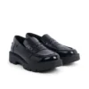 Adult Womens Kori Loafer Rivet Leather Black