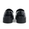 Adult Womens Kori Loafer Rivet Leather Black