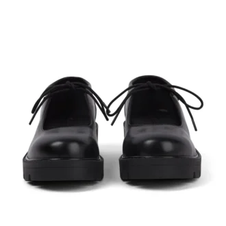 Adult Womens Kori Mj Lace Leather Black