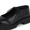 Adult Womens Kori Mj Lace Leather Black
